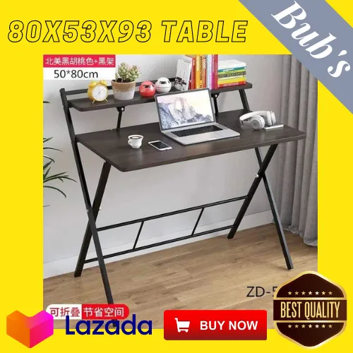 Bub's 80x50x93cm foldable compute table, folding desk, work table, work