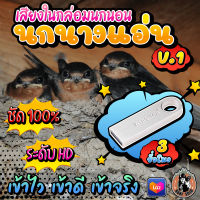 เสียงในกล่อมนกนางแอ่นนอน V.1 เสียงในกล่อมนกนอน แฟลชไดร์ฟเสียงนกนางแอ่น ชัด เสียงใส ไม่มีโฆษณาแทรก พร้อมส่ง! มีเก็บเงินปลายทาง!!!