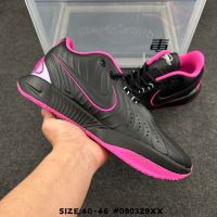 HOT Original ΝΙΚΕ LeBr0n 21 Fashion MenS Practical Basketball Shoes All Match Breathable And Cushioned Sports Shoes Black Pink