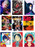 ONE PIECE Monkey D Luffy Patches for clothes thermo-stickers for children Ironing applications Stickers