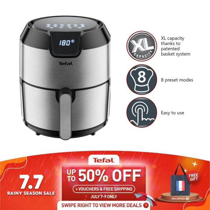 TEFAL Easy Fry Deluxe Digital Touch Screen Air Fryer 4.2L XL EY401D27