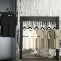 2023 newFOG Fear Of God Essentials (พร้อมส่งทุกสี) double line All season Tshirt 20-21-22 โลโก้ตัวนูน (ภาพถ่ายวีดีโอสินค้าจริง)