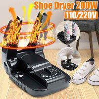 Shoe Dryer Boot Folding Shoes Warmer Remover Electric With Timer Outdoor Business Trips(110/220v 200W)