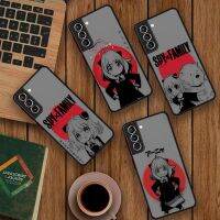 [On1ine 3C Digital} Spy× Family เคส Anya Forger สำหรับ Samsung Galaxy S22 S21 S20 FE อัลตร้า S10 S10E S9 S23 Lite Plus เคสแบบเนื้อด้าน Funda