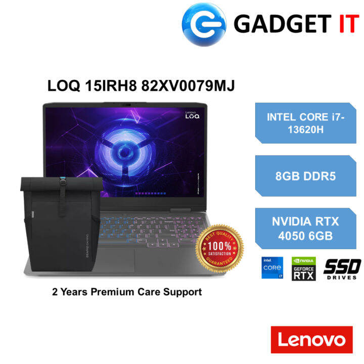 LENOVO LOQ 15IRH8 82XV0079MJ GAMING LAPTOP (i7-13620H, 8GB, 512GB SSD ...