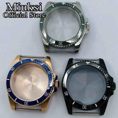 Miuksi 36Mm Silver Black Rose Gold Sterile Watch Case Sapphire Glass Fit NH35 NH36 ETA2824 2836 Miyota8215 DG2813 3804 Movement