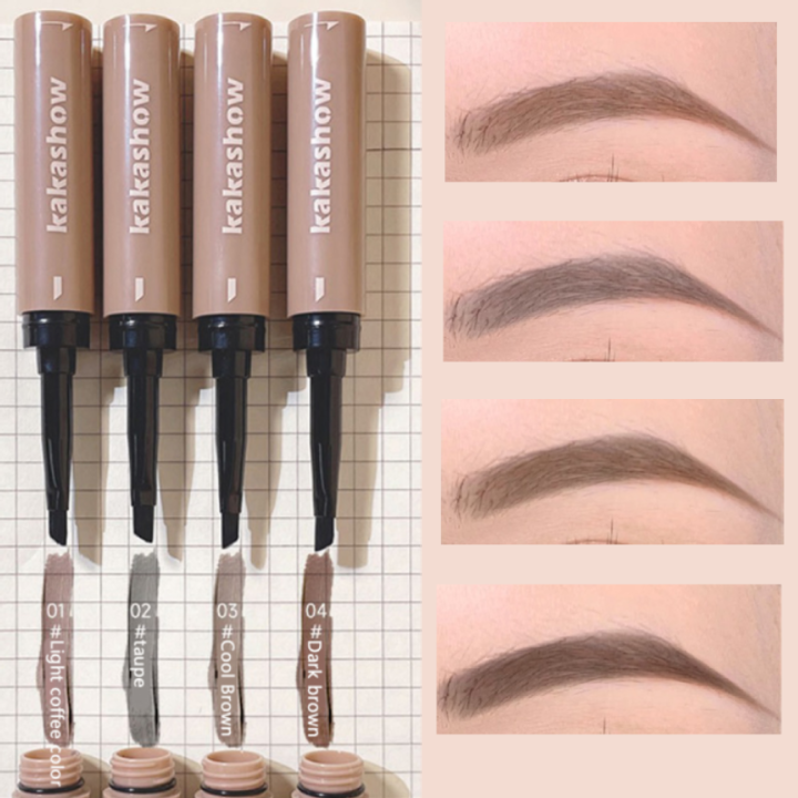 Enerbeauty【Kakashow】Eyebrow Dye Cream With Brush Waterproof Long