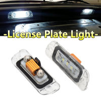 2Pcs LED Car License Number Plate Lights Lamp For Benz W163 W164 X164 ML GL R Class 2005 2006 2007 2008-2011 2012