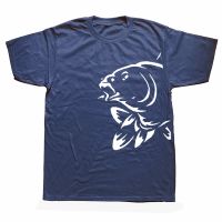 Funny Fishinger Carp Fish Fisherman Sporter T Shirts Men Cotton Short Sleeve O Neck Streetwear Black T shirt|T-Shirts|   - AliExpress
