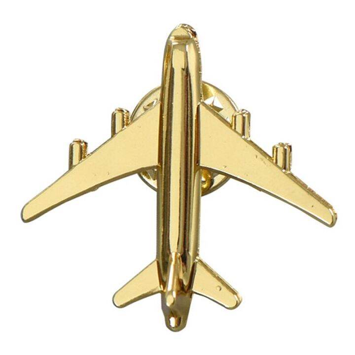 simple-airplane-model-brooches-gold-color-metal-fighter-aircraft-hijab-pin-clothes-suit-brooches-fashion-jewelry-accessories-headbands