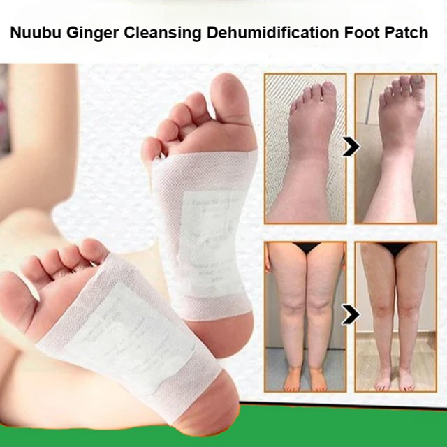 Lanrui Nuubu Ginger Cleansing Dehumidification Foot Patch, Deep