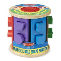 Melissa &amp; Doug  Match &amp; Roll Shape Sorter