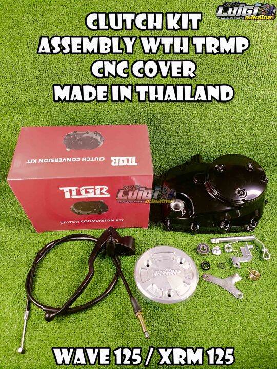 CLUTCH KIT ASSEMBLY WITH TRMP CNC COVER ALLOY HONDA WAVE 125 / XRM 125