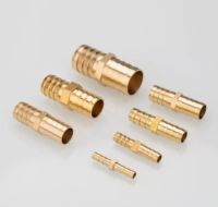 Brass Barb Pipe FittingWay Connector for 6mm 8mm 10mm 12mm 14mm 16mm Hose Copper Pagoda Water Tube Fittings pneumatic connector