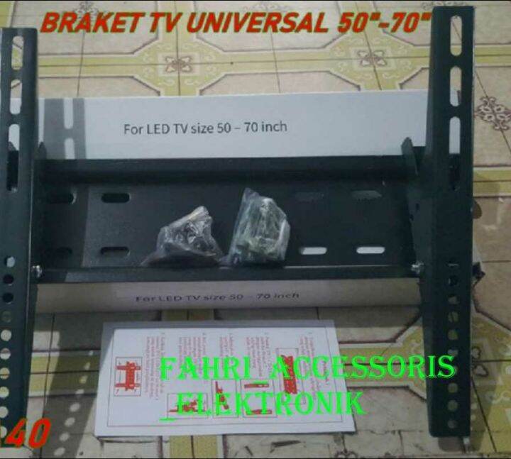 Bracket Tv Led 32 Inch 60 Inch Adjustabel Lazada Indonesia