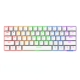 AJAZZ STK61 Pudding Key Cap 61 Keys Wireless Mechanical Keyboard RGB Portable Dual-Mode Bluetooth Gaming Keyboard for Laptop PC