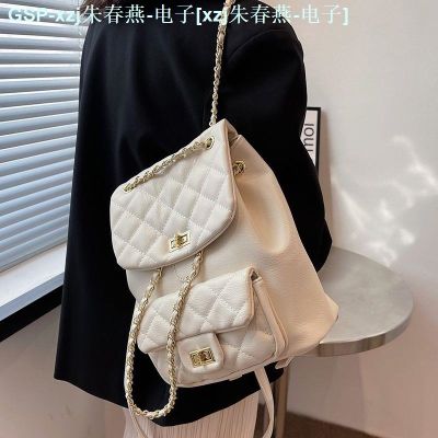 Issey Miyake Japanese Female Miyake Backpack New Tide Ling Senior Students Bag Handbag Texture Satchel