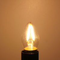 5Pcs Mini LED Bulb Retro E14 C7 2W 220V Warm White LED Candle Bulb Light Filament Edison Lamp 2300K