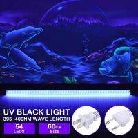 หลอดไฟ Led Uv สำหรับบาร์โคมไฟ Blacklight แบบพกพากรอบไฟสีดำ9W 54เที่ยวกลางคืนไฟเอฟเฟกต์การตกแต่งดิสโก้เวที60ซม.