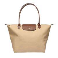 LONGCHAMP ลองฌองป์คนฝรั่งเศส,กระเป๋ากันน้ำผ้าไนลอนสะพายไหล่แบบพกพาอเนกประสงค์ความจุขนาดใหญ่ลำลอง