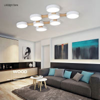 Nordic living room bedroom ho LED round metal lampshade ceiling lamp dining room villa decorative lighting