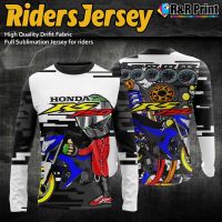 2023 design 150  honda rs full sublimation jersey shirt long sleeves thai look for riders，Can be customization