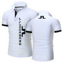LOGO ผู้ชายไอซ์ซิลซ์แขนสั้นผู้ชาย polo เสื้อพร้อมส่ง 2023 ฤดูร้อนรุ่นใหม่สีล้วนเย็น