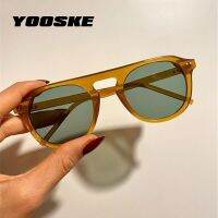 แบรนด์ YOOSKE ฮอต &amp; ร้อนแรงแว่นกันแดดทรงกลมแว่นตากันแดดสีเจลลี่2022สำหรับผู้หญิงผู้ชายแว่นกันแดดสไตล์วินเทจสตรีมพังค์แว่นตาสำหรับเดินทาง UV400