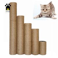 JNFGTV Sisal สร้างสรรค์ DIY เป็นรอยขีดข่วนเฟอร์นิเจอร์สำหรับแมวหอต้นไม้ของเล่นแมวเกาโพสต์โครงสำหรับปีนป่ายของแมวสัตว์เลี้ยงอุปกรณ์เปลี่ยนโพสต์อุปกรณ์เสริม