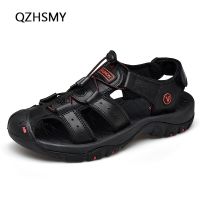 Outdoor Water Shoes 2023 Leather Men Shoes Summer Large Size Mens Sandals Men Sandals Fashion Sandals Slippers Big Size 38-48