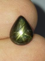 พลอย สตาร์ แซฟไฟร์ ดิบ แท้ ธรรมชาติ ( Natural Black Star Sapphire ) หนัก 3.52 กะรัต