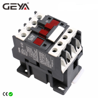 GEYA CJX2-0910 1210 1810 Din Rail คอนแทคแม่เหล็ก220V หรือคอนแทค380VAC 3เสา9A 12A 18A LC1D-09คอนแทคเตอร์