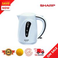 Sharp กาต้มน้ำไฟฟ้า กาต้มน้ำ ยี่ห้อ sharp รุ่น EKJ-176 ขนาด 1.7 ลิตร สีขาว