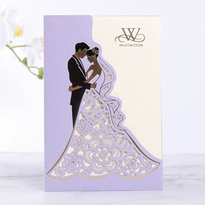 50pcs-bride-and-groom-laser-cut-wedding-invitation-cards-elegant-luxury-greeting-cards-printing-wedding-decor-party-supplies