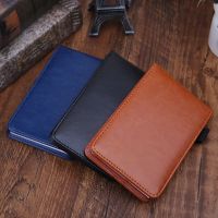 《   CYUCHEN KK 》1 Pc Multifunction Pocket Planner A7 Notebook Small Notepad Note Book Leather Cover Business Diary Memos Office School