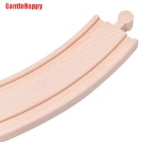 GentleHappy 1 Pcs Wooden Train Curved Track Railway Accessories Compatible All Major nds