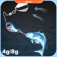 GAIYUAN จม 4g/8g การสั่นสะเทือน หมุน เลื่อม ตะขอแหลม เหยื่อตกปลาโลหะ Wobblers Crankbaits VIB ล่อ