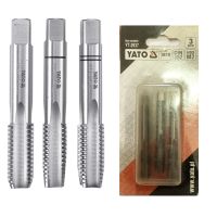 Yato YT-2937 – Tap Hand 3pcs M10 / HSS m2 ชุดต๊าบเกลียว ชุดทำเกลียวใน