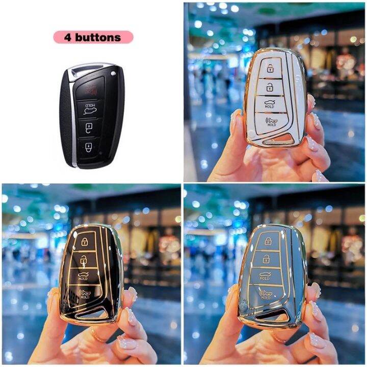 dfthrghd-3-4-button-car-key-case-for-hyundai-santa-fe-sport-ix45-equus-centennial-genesis-g80-grandeur-azera-for-kia-janissary-key-fob