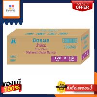 มิตรผล น้ำเชื่อมสำเร็จรูป 800 มล. x 12 ถุงMitr Phol Natural Cane Syrup 800 g x 12 bags