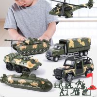 1:52 Scale Military Tank Armored Car Cavalry Submarine Durable Metal Model Toy Off-road Vehicle Birthday Gifts for Boys