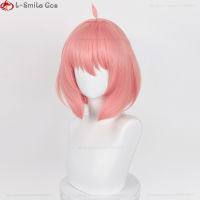 Anime SPY×FAMILY Anya Forger Short Pink Cosplay Wig Hair Heat Resistant Synthetic Halloween Party Woman Cute Wigs + Wig Cap