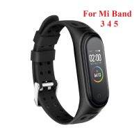 สายรัดระบายอากาศสำหรับ Mi วง3 4 5ข้อมือ M3 M4บวกสร้อยข้อมือสำหรับ MiBand 3 4 5 Miband สายเปลี่ยน