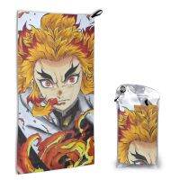 【สต๊อก】ดาบพิฆาตอสูร,Rengoku Kyoujuriu ขนาด40*80ซม. Handuk Cepat KERING ผ้าเช็ดตัว Marvel แฟชั่นซูเปอร์ผ้าเช็ดตัวไฟเบอร์ที่ยอดเยี่ยมสำหรับทุกเพศ