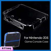 K8SEQ กันกระแทกและกันกระแทก เคสคริสตัล สำหรับ Nintendo 2DS เคสป้องกันรอย ปลอกหุ้มตัวเครื่อง เคสแบบแข็ง เคสคอนโซลเกม