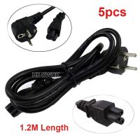 5pcs EU Power Cord 3 Prong 2 Pin Laptop Power Cord For Asus HP Sony Toshiba Dell lenovo Acer Samsung Notebook Power Supply Cord