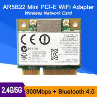 เดสก์ท็อปพีซีอะแดปเตอร์ไร้สาย Wifi 150Mbps 300Mbps มินิ PCI-E 2.4กิกะเฮิร์ตซ์5กิกะเฮิร์ตซ์การ์ด Wi-Fi บลูทูธ3.04.0อะแดปเตอร์สำหรับแล็ปท็อปคอมพิวเตอร์