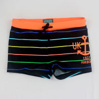 New Summer Boy Trunks For Swimming Nylon Striped Bathing Suit Children Swim Shorts Baby Boys Beach Swimwear Kids Clothing