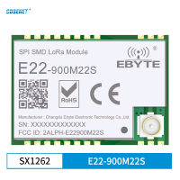 CDSENET SX1262 LoRa โมดูล RF ไร้สาย22dBm 915เมกะเฮิร์ตซ์ SMD เครื่องรับส่งสัญญาณ IoT ไฟฟ้า Monitor Security Alarm E22-900M22S