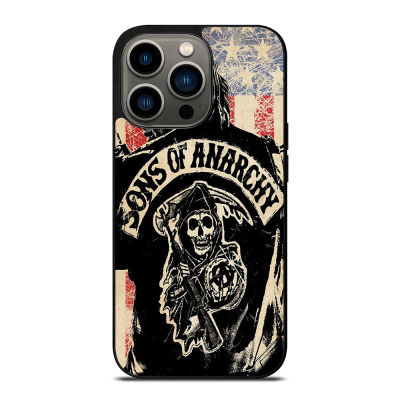 Sons Of Anarchy 2 Phone Case for iPhone 14 Pro Max / iPhone 13 Pro Max / iPhone 12 Pro Max / XS Max / Samsung Galaxy Note 10 Plus / S22 Ultra / S21 Plus Anti-fall Protective Case Cover 304